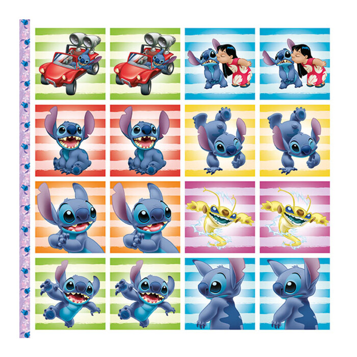 Pexeso v zošite, Lilo & Stitch