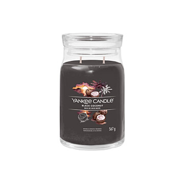 YC Signature sklo veľké 2 knôty, Black Coconut