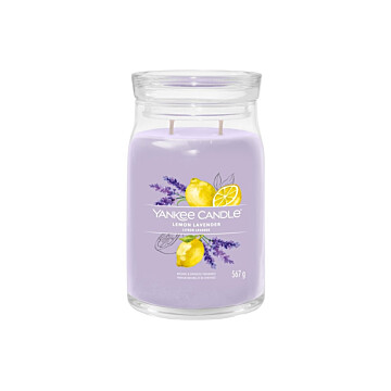YC Signature sklo veľké 2 knôty, Lemon Lavender