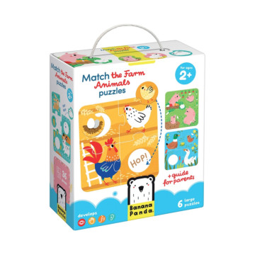 Spojte sa s hádankami Farm Animals 2+