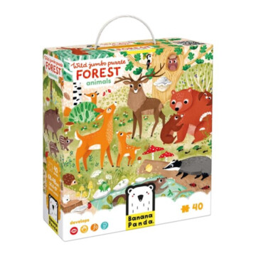 Jumbo Puzzle Lesné zvieratá 3+