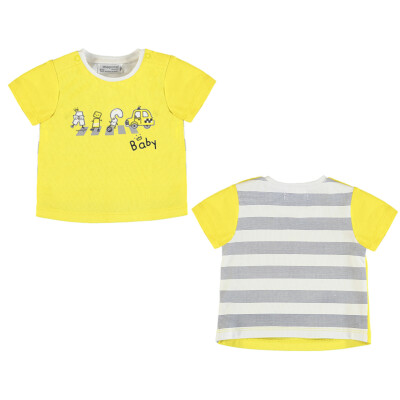 Chlapčenské tričko kr.rukáv, Žlutá 2-4