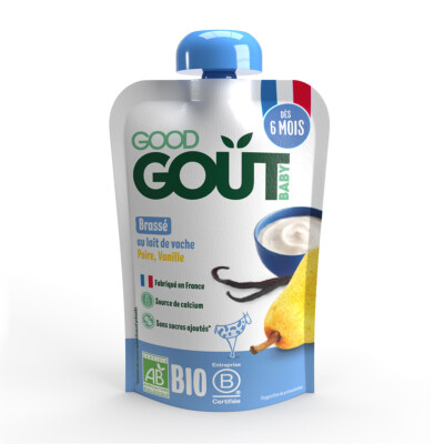 Good Gout BIO Vanilkový jogurt s hruškou 90g