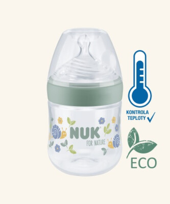 NUK for Nature fľaša s kontrolou teploty 150ml