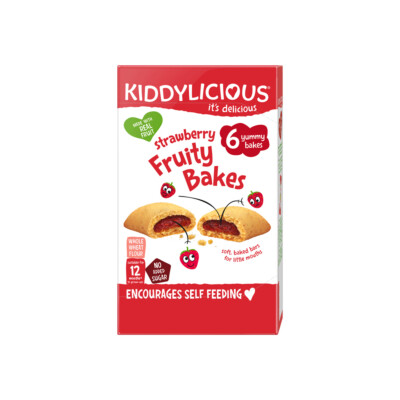 Kiddylicious koláčiky jahodové 6x22g