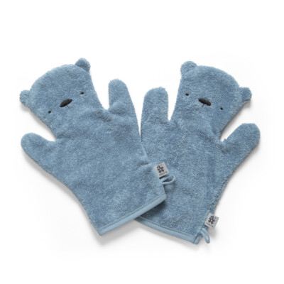 Žínka rukavice set froté, Powder Blue