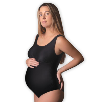 Originálne tehotenské plavky, Černá XL
