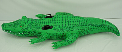 Krokodíl nafukovací s úchytom 168x86cm