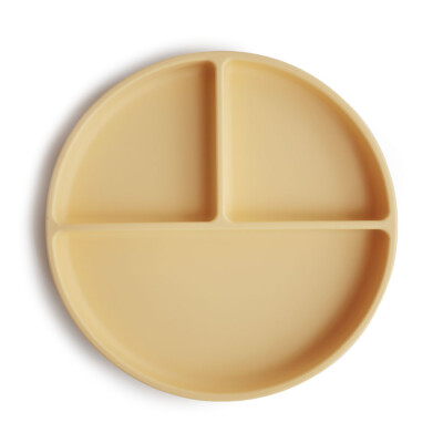 Mushie silikónový tanier s prísavkou, Daffodil