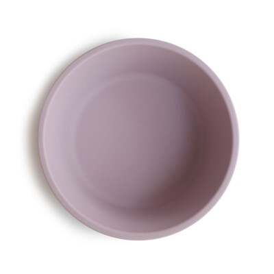 Mushie silikónová miska s prísavkou, Soft-lilac