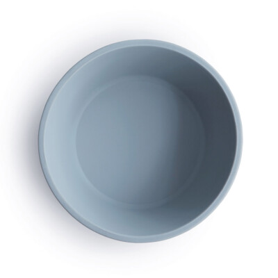 Mushie silikónová miska s prísavkou, Powder-blue