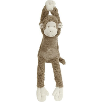 Hudobná opička Mickey veľ. 40cm, Hnědá