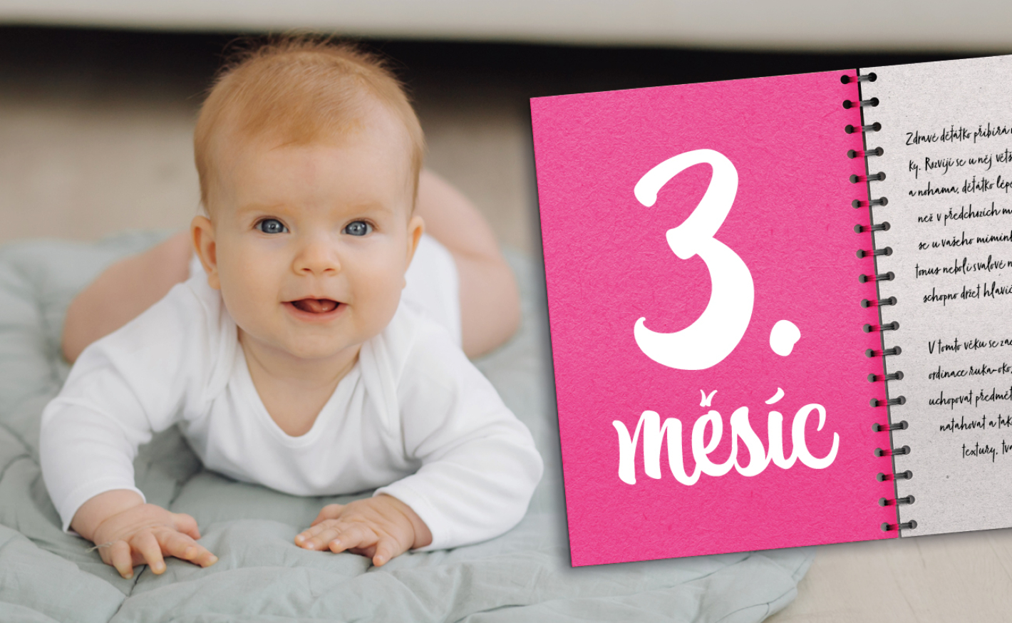 Deník našeho miminka: Miminko 3. měsíc